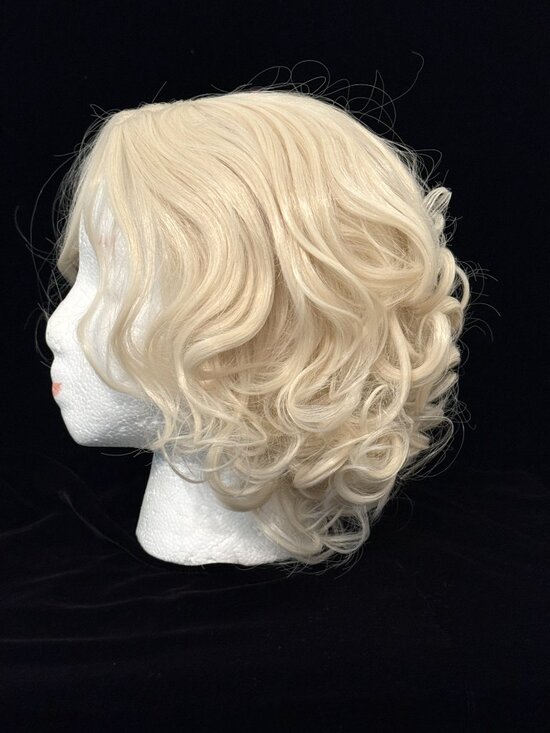 Marilyn Monroe Wig Platinum Blonde Costume Hollywood Glam NWOT Cosplay Sexy main image 4